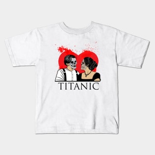 ROMANTIC TITANIC Kids T-Shirt